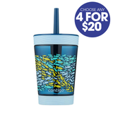 Spill Proof Tumbler - School Fish  (BUY 4 FOR 1)