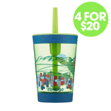 Spill Proof Tumbler - Superhero (4 Pack)